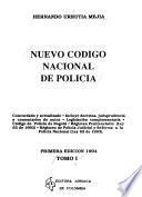 Nuevo Código nacional de policía