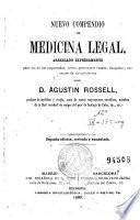Nuevo compendio de medicina legal