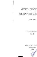 Nuevo diccionario biografico argentino