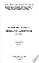 Nuevo diccionario biografico argentino