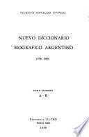 Nuevo diccionario biografico argentino