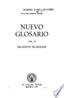 Nuevo glosario: 1927-1933