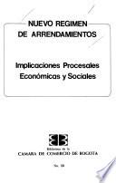 Nuevo regimen de arrendamientos