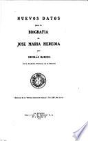 Nuevos datos para la biografía de José María Heredia