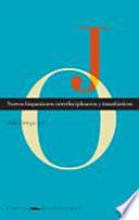 Nuevos hispanismos interdisciplinarios y trasatlánticos