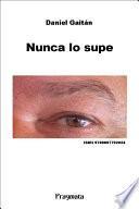 Libro Nunca lo supe