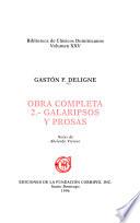 Obra completa: Galaripsos y prosas