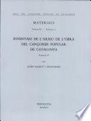 Obra del Cançoner Popular de Catalunya