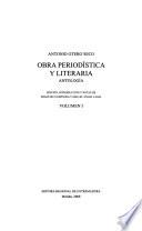 Obra periodística y literaria
