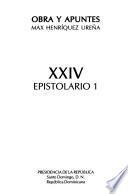 Obra y apuntes: Epistolario. pt. 1-3