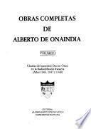 Obras completas de Alberto de Onaindia: Charlas del sacerdote doctor Olaso en la Radiodifusión Francesa (años 1946-1957)