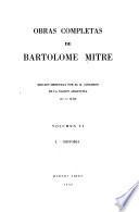 Obras completas de Bartolome Mitre