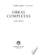 Obras completas de Gabriel Miro