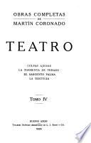 Obras completas de Martin Coronado ...