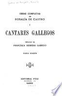 Obras completas de Rosalía de Castro ...: Cantares gallegos