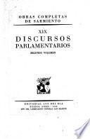 Obras completas de Sarmiento: Discureos parlamentarios. v. 1-3