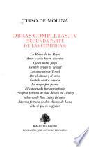 Obras completas de Tirso de Molina: Segunda parte de las Comedias