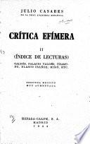 Obras completes: Crítica efímera, I (2a edition)