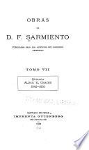 Obras de D.F. Sarmiento ...: Quiroga. Aldao. El Chacho. 1845-1863. 1889