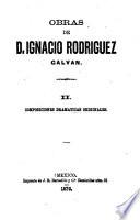 Obras de D. Ignacio Rodriguez Galvan