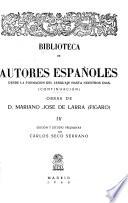 Obras de D. Mariano José de Larra (Figaro)