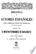 Obras de D. Martin Fernandez de Navarrete, I-Edicion y estudio preliminar de D. Carlos Seco Serrano