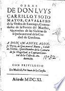 Obras de don Lvys Carrillo y Sotomayor