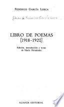 Obras de Federico García Lorca: Libro de poemas (1918-1920)
