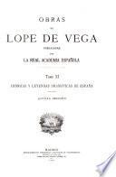 Obras de Lope de Vega ; publicadas por la Real Academia Española: Crónicas y leyendas dramáticas de Espana. Sec. 1-6