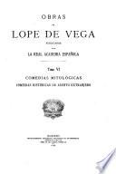 Obras de Lope de Vega, publicadas por la Real Academia Española
