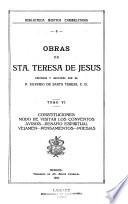 Obras de sta. Teresa de Jesús: Constituciones