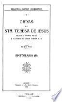 Obras de sta. Teresa de Jesús: Epistolario