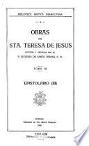 Obras de sta. Teresa de Jesús: Epistolario