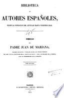 Obras del padre Juan de Mariana