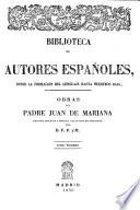 Obras del padre Juan de Mariana