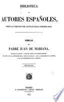 Obras del padre Juan de Mariana