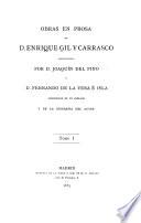 Obras en prosa de D. Enrique Gil y Carrasco