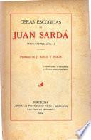 Obras escogidas de Juan Sardà