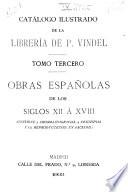 Obras españolas de los siglos XII.á XVIII.