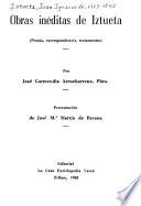 Obras inéditas de Iztueta