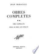 Obres completes: Obra castellana