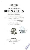 Oeuvres complètes de Jacques-Henri Bernardin de Saint-Pierre