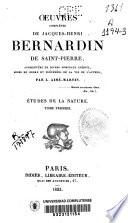 Oeuvres complètes de Jacques-Henri-Bernardin de Saint-Pierre