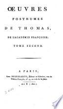 Oeuvres complètes de Thomas
