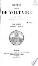 Oeuvres complètes de Voltaire ...