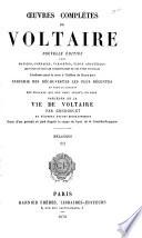 Oeuvres complètes de Voltaire: Mélanges. 1879-80