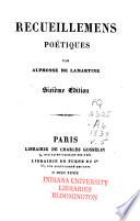 Oeuvres de A. de Lamartine: Recueillemens poétiques (6.éd.)
