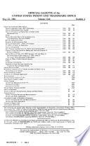 Official Gazette of the United States Patent and Trademark Office