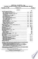 Official Gazette of the United States Patent and Trademark Office
