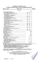 Official Gazette of the United States Patent and Trademark Office